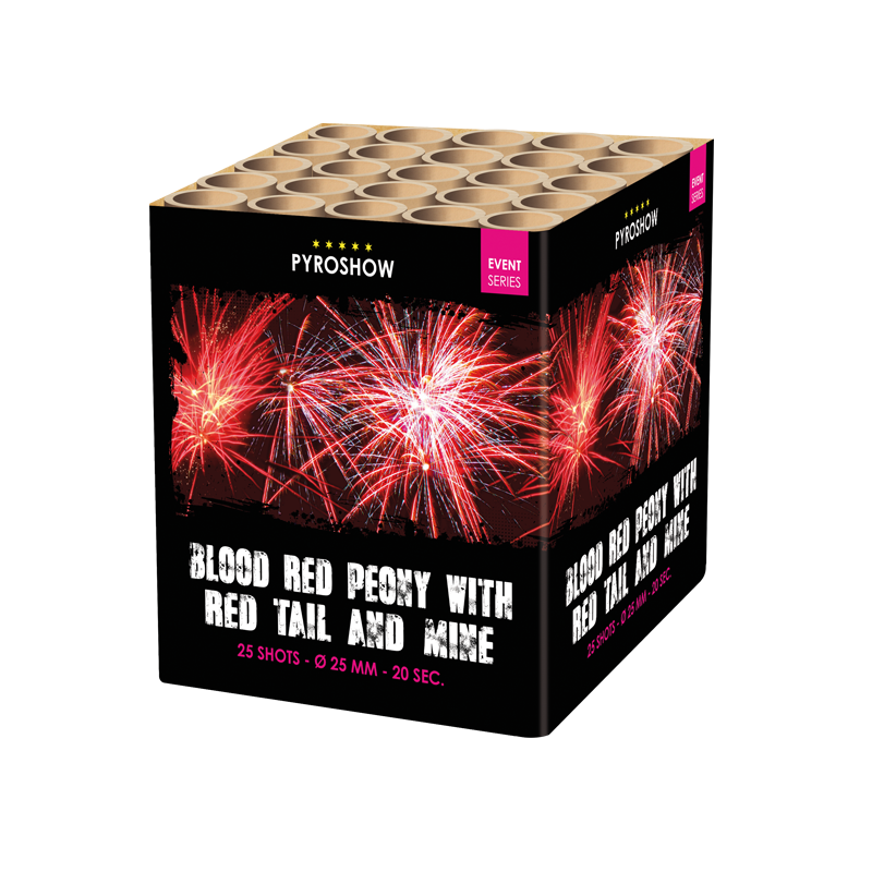 Blood Red Peony w.Red Tail and Mine